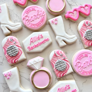 Barbie themed Birthday/Bachelorette cookies image 3