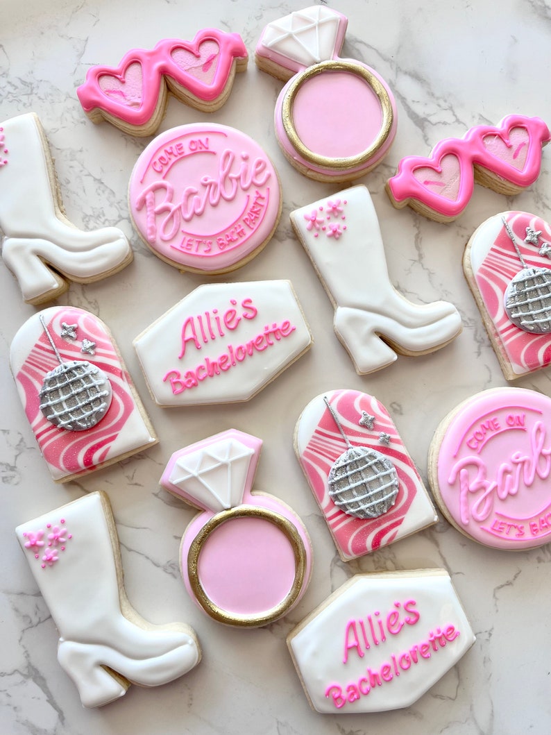 Barbie themed Birthday/Bachelorette cookies image 3