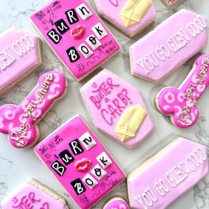 Mean girls cookies bachelorette or birthday