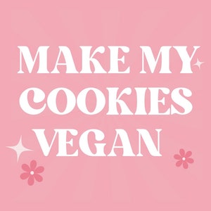 Vegan cookie option