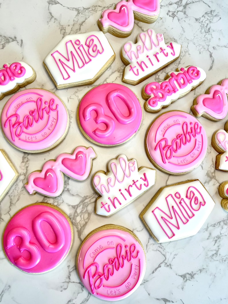 Barbie themed Birthday/Bachelorette cookies image 6