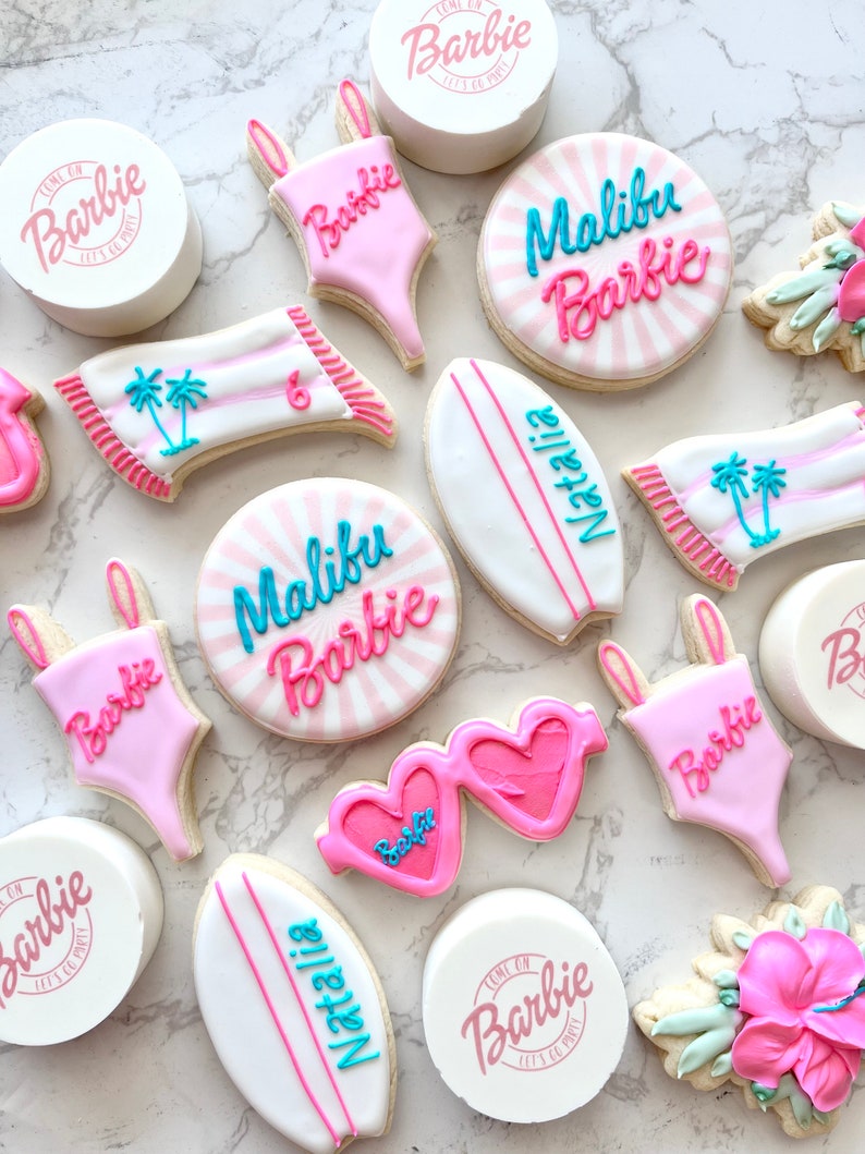 Barbie themed Birthday/Bachelorette cookies image 2