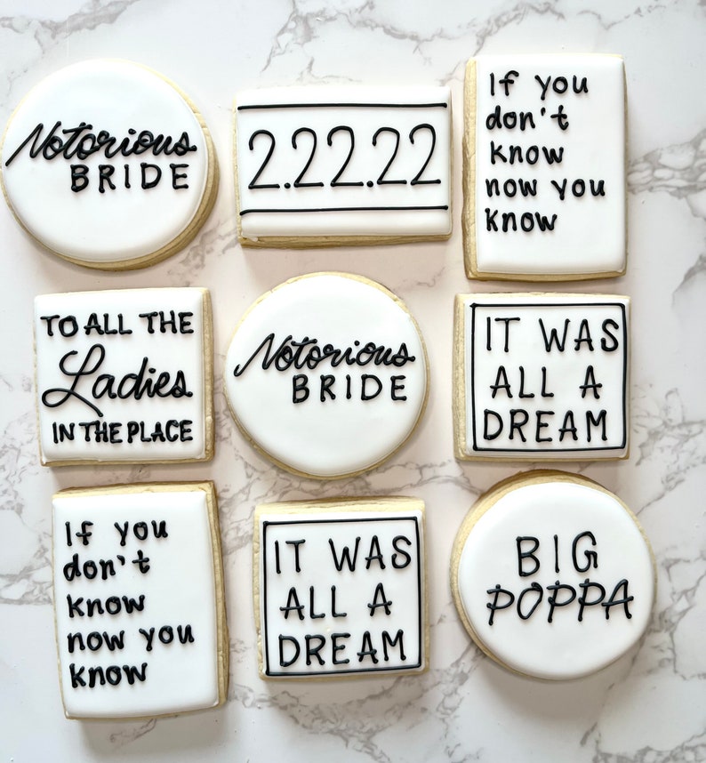 Biggie Smalls Inspo Cookies Etsy