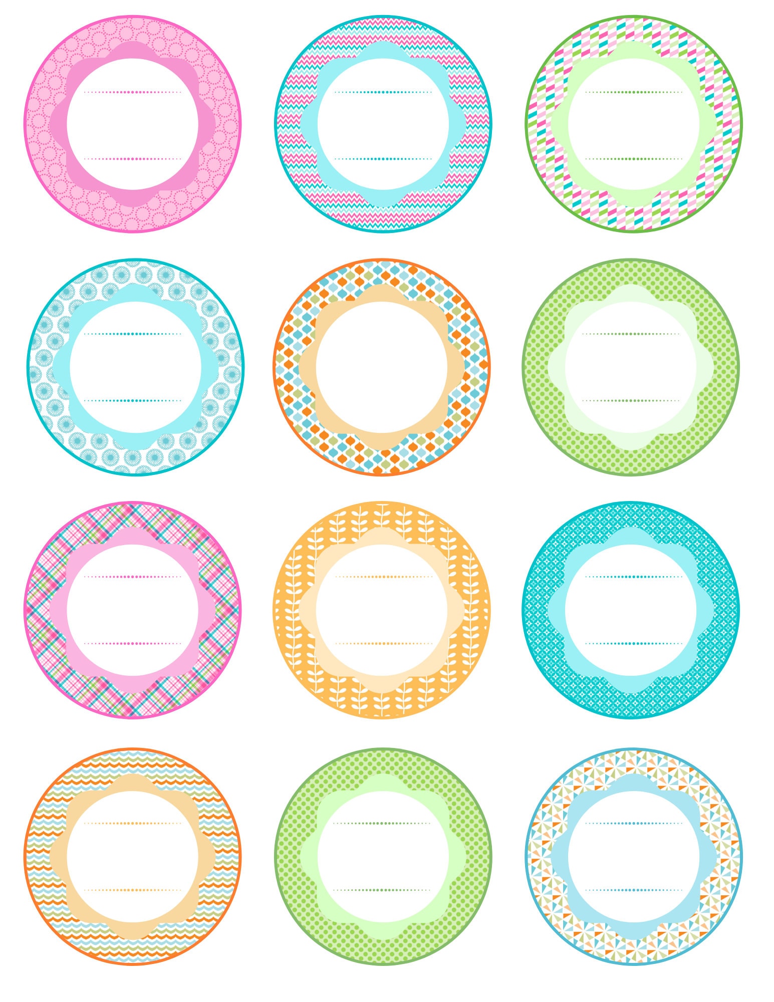 Printable Mason Jar Labels - Etsy
