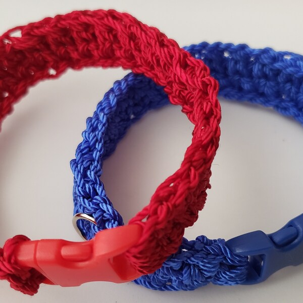 Crochet Dog Collar Etsy
