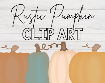 Rustic Pumpkin ClipArt | Fall Clipart, Thanksgiving Clipart, Watercolor Clipart, Autumn Clipart, Watercolor Pumpkins, Pumpkin Clip Art, Fall