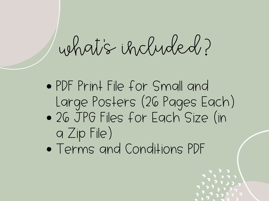 American Sign Language ABC Posters | Modern Greenery ABC Posters ...
