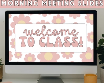EDITABLE Classroom Slides Template | Boho Art Slides | 20 Canva ...