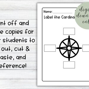 Printable Parts of a Map Worksheets | Map Worksheet, Homeschool ...