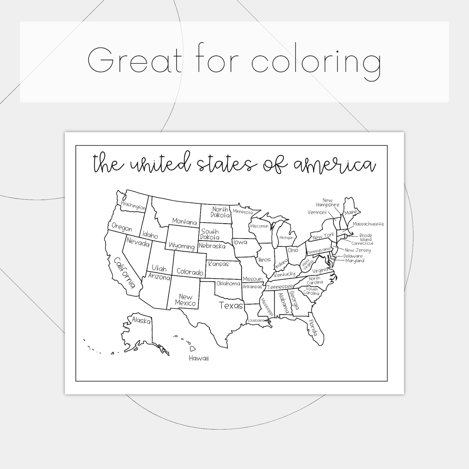 Coloring Printables Usa