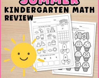 Workbook Überbrückung vom Kindergarten zur ersten Klasse, Sommer-Lernpaket, Bereitschaftsaktivität für die erste Klasse, druckbare Arbeitsblätter Homeschool