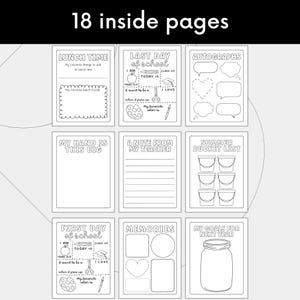 End of the Year Memory Book for Preschool, Kindergarten | Printable End ...