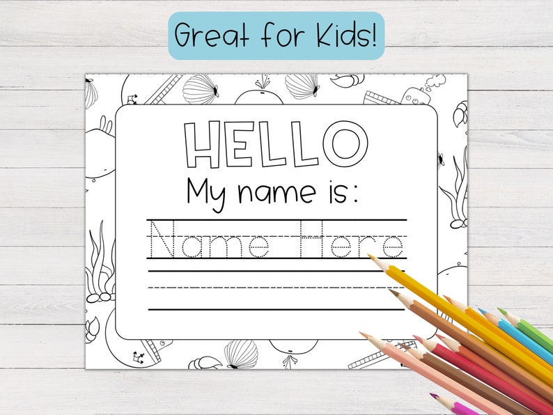 Custom Name Tracing Worksheet Coloring Page, Tracing Worksheet ...