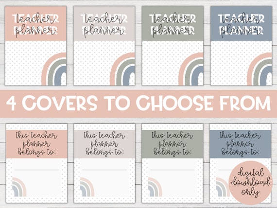 DIY Teacher Coloring Book Planner - 1 teacher planner