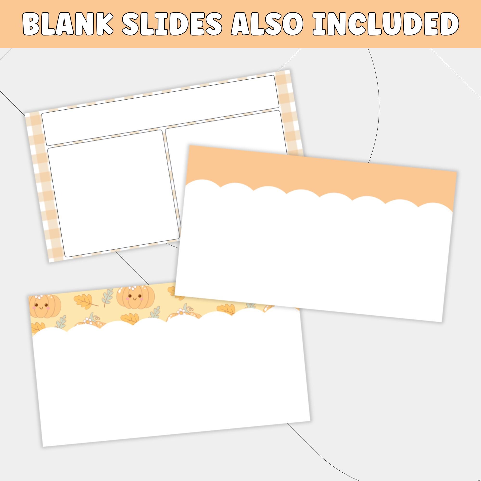 Editable Thanksgiving Powerpoint Slides for Classroom | November ...