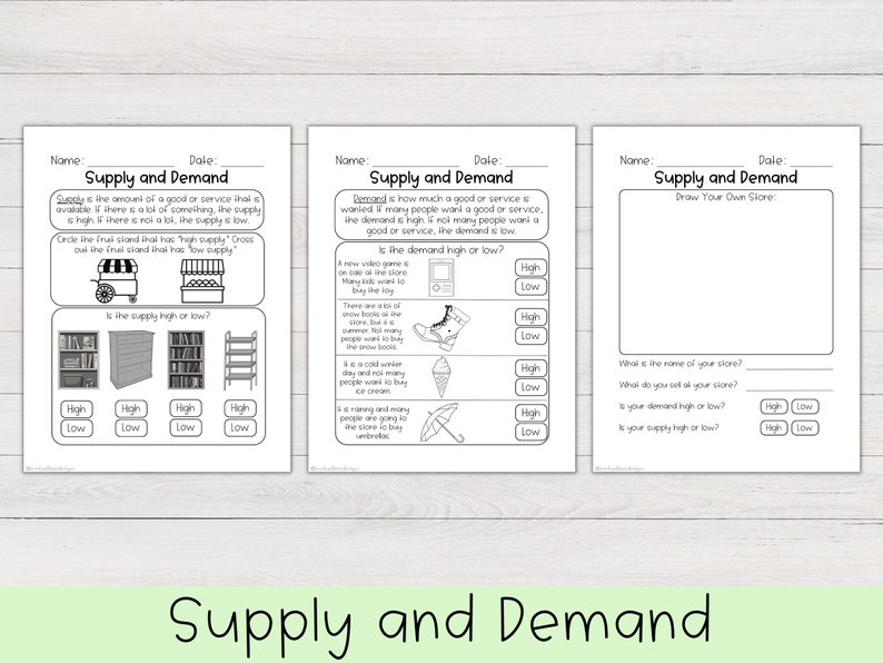 First Grade Social Studies Worksheets Printable Social Etsy