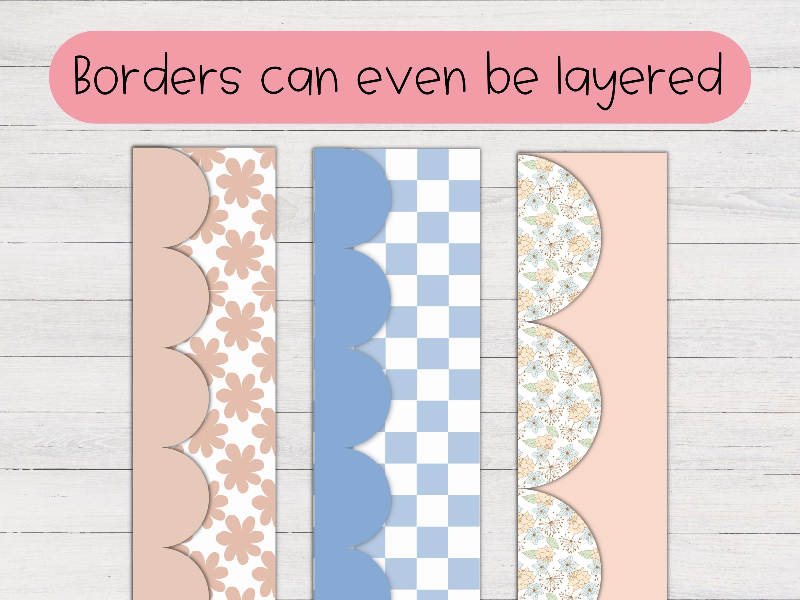 Retro Bulletin Board Borders Retro Classroom Decor, Groovy Bulletin