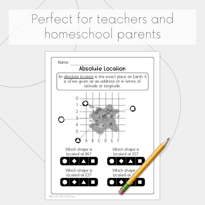 Direction Words and Location Worksheets for First Grade | Relative ...