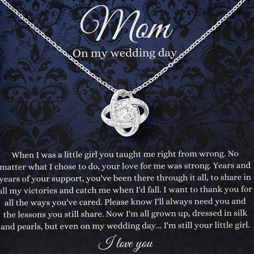 Love Knot Mom Gifts From Bride Mother 