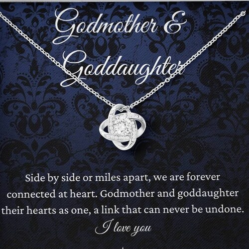 Godmother and goddaughter necklace Clearance