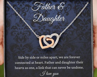 Father Daughter Necklace - Etsy