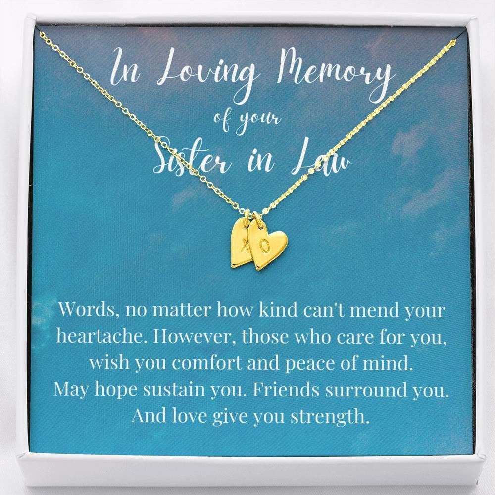 Sister Memory Gift Loss of Sister Gift Sister Remembrance Necklace Death of Sister Sister Memorial Gift Bereavement Keepsake