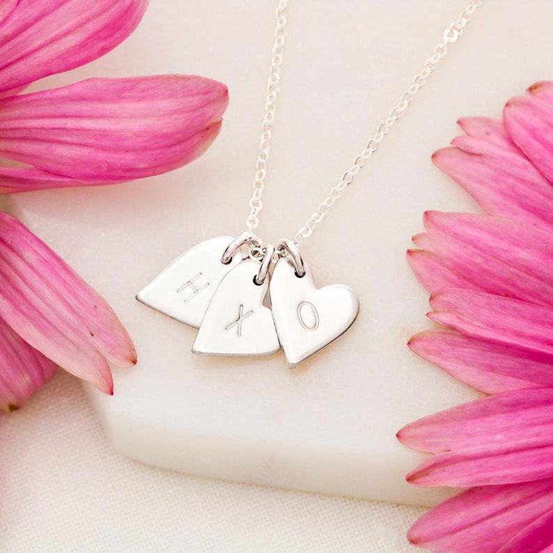 Best Friend Gift I Would Shank a Bitch for You BFF Gift Funny Birthday Gift Idea, Funny Gift for Friend Initials Hearts Necklace