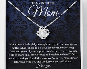 Mother Necklace for Mom Gifts for Mother Gifts for Mom Necklace from Daughter Mom Jewelry Gifts from Son Personalized Mom Gifts Mother's Day