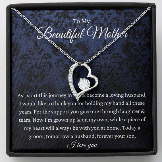 Heart Groom to Mother Gift Son to 