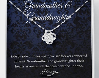 Grandmother Granddaughter Necklace Gifts for Grandma Gifts for Granddaughter Gifts for Granddaughter Necklace for Grandma Necklace Grandma Jewelry 