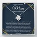 Love Knot, Mother Of The Bride Gift From Daughter Mother Of The Bride Necklace From Bride Gift Mom Of Bride Present To Mom From Bride Gifts