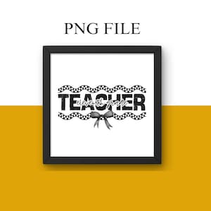 Teacher Design with Grade PNG | Grade Level Teacher Shirt Design | Checkered Teacher Design | Digital Download