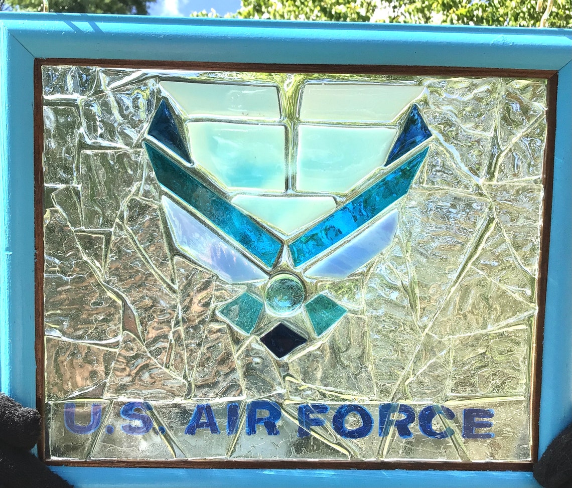 stained glass air force 1