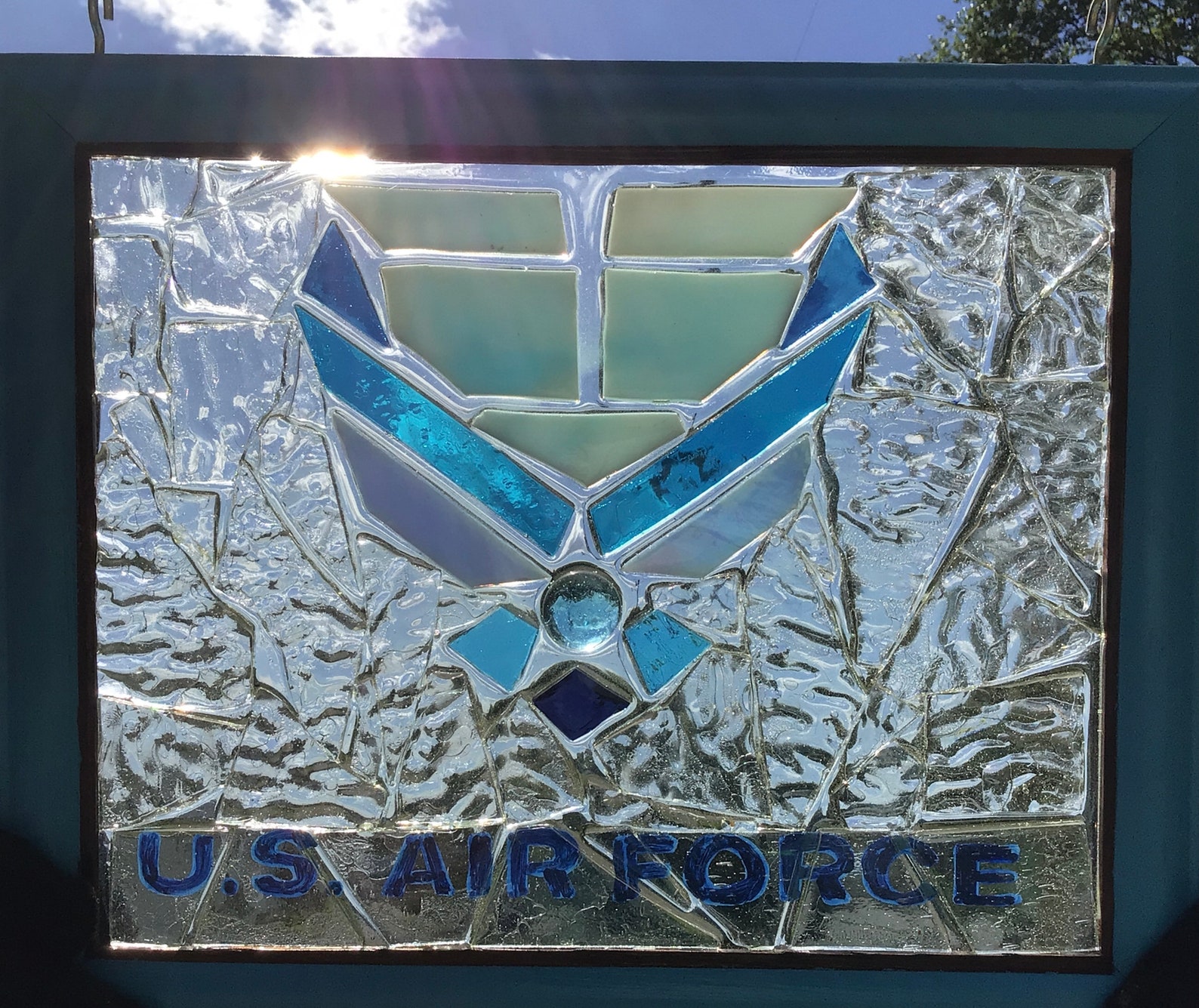 stained glass air force 1