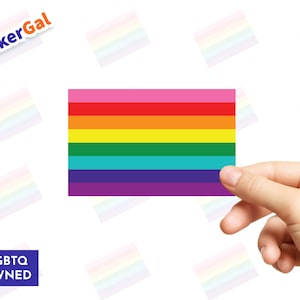 PRIDE Stickers (up to 20 pack)- Pride Rainbow Sticker - Laptop Sticker - Car Windows Sticker  - LGBTQ+