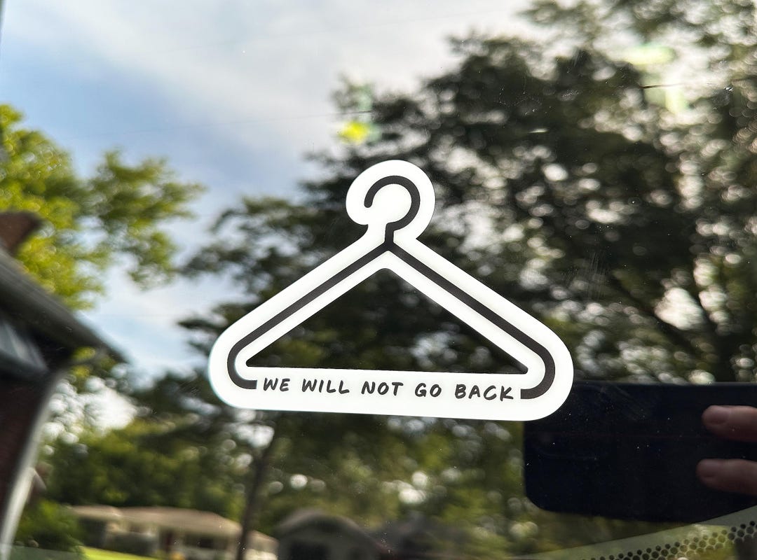 Kamala Harris 2024 Will Not Go Back Prochoice Bumper Sticker Feminist