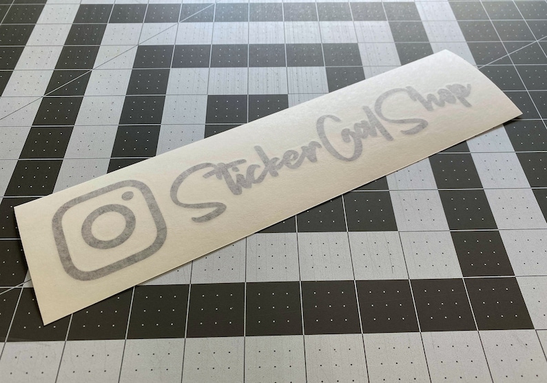 Instagram Car Decal 10 Wide Instagram Decal Etsy