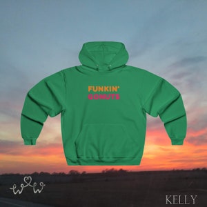 Funkin&#39; Gonuts Band Hoodie: Funny Retro Parody Rock Concert Merch