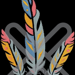 Bordado De Plumas Boho
