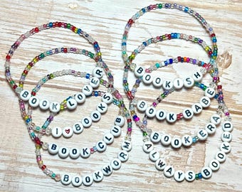 Bookish Word Bracelet
