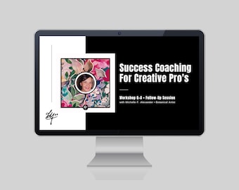 Succescoaching voor creatieve professionals • Doorlopende e-mailondersteuning / workshop Q+A vervolgsessies (gedurende 30 dagen!)