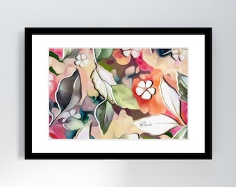 Xander Folly 4 • Limited Edition Hand Painted Botanical Finished Artwork • Museum Quality Framed Fine Art Print (Signed + Ready to Hang!)