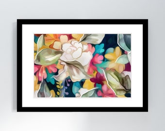 Xander Folly 3 • Limited Edition Hand Painted Botanical Finished Artwork • Museum Quality Framed Fine Art Print (Signed + Ready to Hang!)