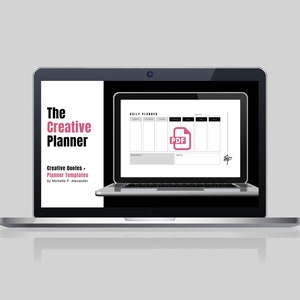 The Creative Planner eBook • Creative Quotes + Planner Templates • PDF Printables (Ready To Go!)