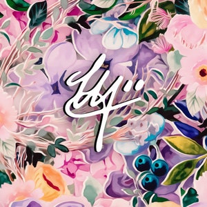 Hand Painted Botanical Art v6 • Premium Quality Finished Artwork • Digital Paper / Stock Image (Design + Print Ready!)