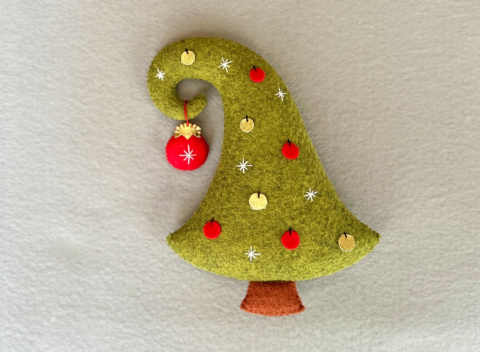 Sewing Pattern Felt Christmas Tree Decor PDF SVG Template Etsy
