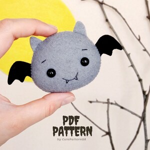 Halloween Bat Sewing Pattern PDF, Easy to Sew for Beginners, , Cute Bat ...