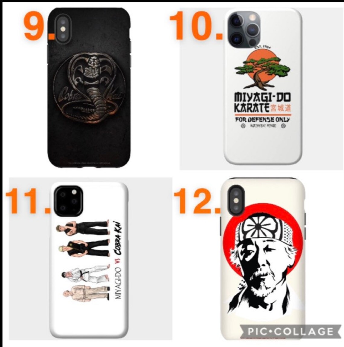Cobra Kai Phone Cases Miguel Diaz Hawk eli moskowitz Etsy