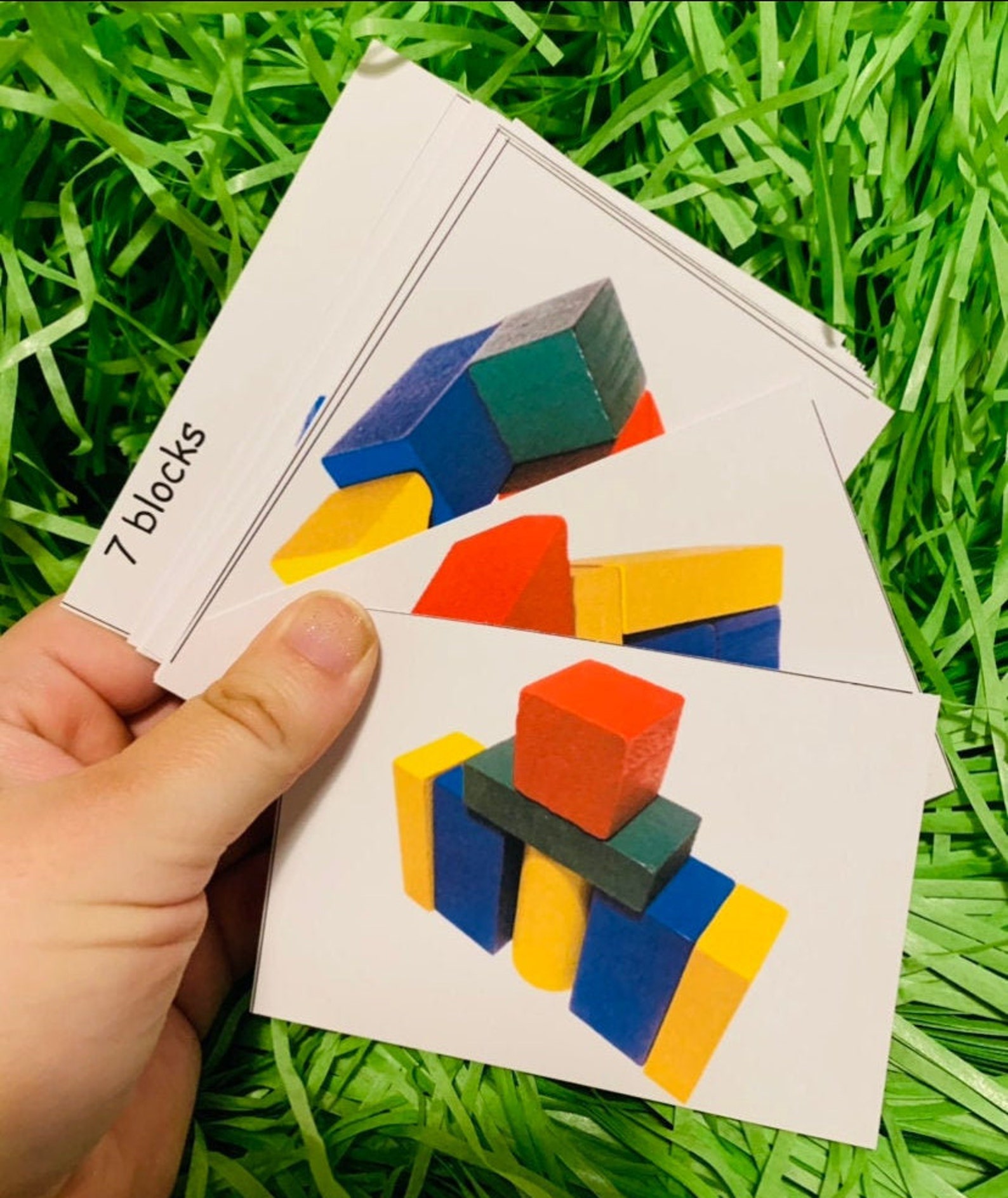 Autism Occupational Therapy Block matching Imitation Etsy