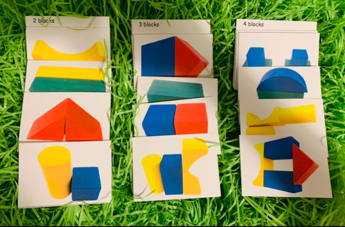 Autism SEN Occupational Therapy Block matching Imitation Etsy